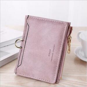 Fashion Women Lady Leather Mini Wallet Card Holder Zip Coin Purse Clutch Handbag