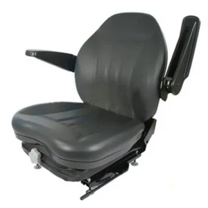 High Back Black Industrial Seat Fits Case/International Harvester Universal Mode - Picture 1 of 12