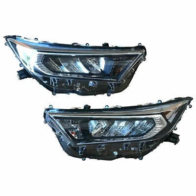 For 2019-2022Toyota RAV4 LE XLE Headlight Assembly Chrome LED Passenger Driver Foto 1 de 4
