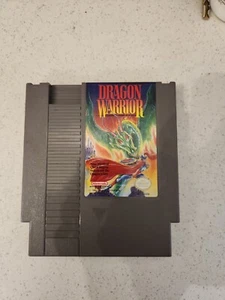 Authentic Dragon Warrior Nintendo NES Cart Only Tested and Working - Picture 1 of 2