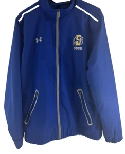 South Dakota State Jackrabbits Under Armour Storm Jacket Full Zip Vented Blue M - Picture 1 of 5