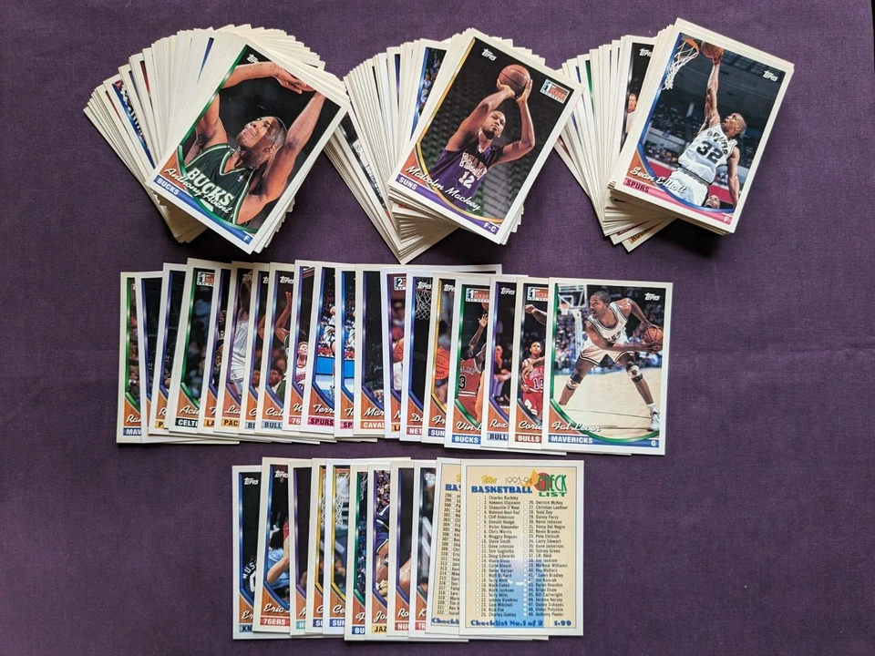 1993-94 Topps Basketball - - - Pick A Card - - - Complete a Set - Image 1 of 1