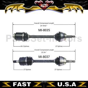 TrakMotive 2X Front Left Right CV Axle Shaft Joint For Dodge Stealth 1994