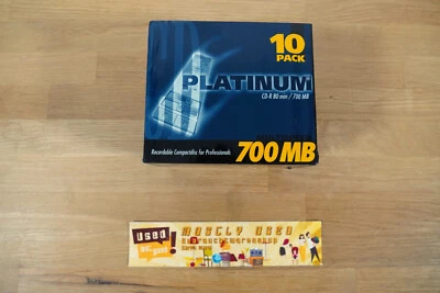 PLATINUM CD-R 80 Min./700MB - 10 Pack - NOS | SEALED - Bild 1 von 4