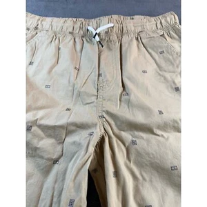 Tommy Hilfiger shorts tan with initials print size large 16/18 - Picture 1 of 5