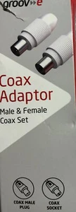 Antenna Satellite Coax Connector Aerial Male Adapter F Female Pack - Picture 1 of 1