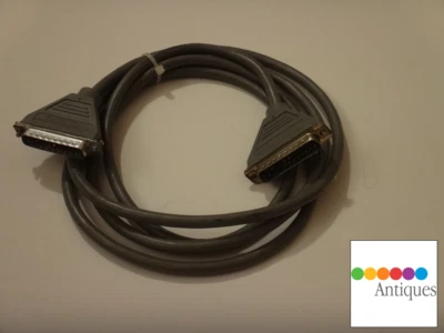 Apple II to Serial Modem DB-25 Serial Data Cable 590-0037-B RARE Vintage - Image 1 of 2