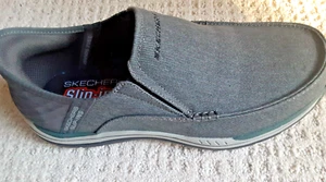 SKECHERS SLIPPER PARSON DEWITT XTRA WEITE M8,5 FREIZEITSCHUHE - Bild 1 von 9