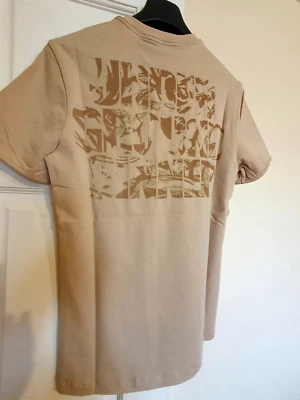 Camiseta Top ERMANNO SCERVINO Diseñador Hombre Beige Talla 30 Adornada Espalda Foto 1 de 4