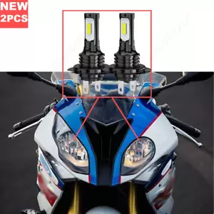 For BMW s1000rr s1krr HP4 LED headlight Pilot Park 09-18 No Cut Hole Plug & Play - Foto 1 di 13
