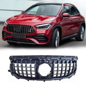 Fits For 2024 2025 Benz GLA CLASS GT Front Center Mesh Grille Grill Cover - Foto 1 di 5