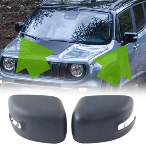 For Jeep Renegade 2015~2023 Primer Rear View Side Door Mirror Cover Cap Assembly - Bild 1 von 10