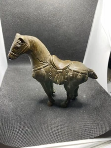 Antique Bronze Chinese Qing Dynasty Horse Statue - Picture 1 of 9
