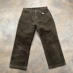 Vintage LEVI'S 515 Jeans Mens (30 Inch Waist) (24 Inch Leg) Regular Brown CORDS - Picture 1 of 13