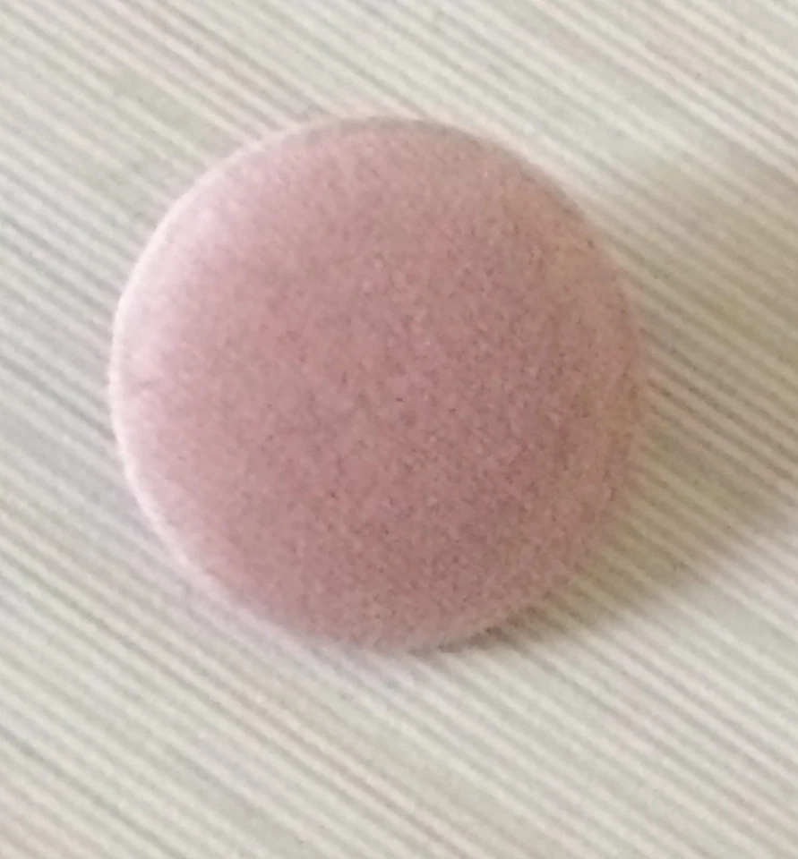 Pink Velvet Fabric Buttons, 10mm 16mm 18mm 20mm 25mm 31mm 37mm Small & Large - Image 1 of 1