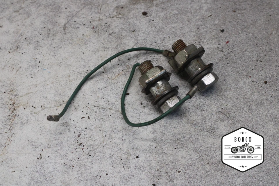 1973 Honda CB350G HEADLIGHT MOUNTS GROUNDS CB350 K14-3123.SR - Image 1 of 4