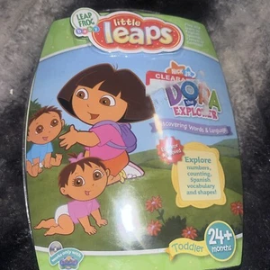 New Leap Frog Baby Little Leaps Dora the Explorer Interactive Learning Disc - Picture 1 of 2