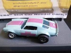 Aurora Tomy AFX Tyco Slotcar Camaro SS blau, lila, gereinigt, geölt & getestet - Bild 1 von 3