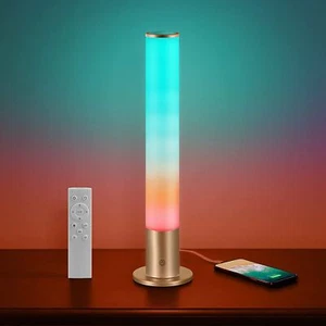 Bluetooth Mood Lamp Multicolor Changing Portable Table Lamp LED RGB Night Light - Picture 1 of 7