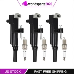 3 bujías de bobina de encendido Dakota Durango Ram 1500 Liberty V6 de 3,7 L 09 10 - Imagen 1 de 11