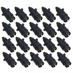 Remolque de plástico para carros de plástico 12N 7 pines caravana cableado eléctrico conector de luz x20 - Imagen 1 de 7