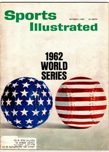 1 de octubre de 1962 Sports Illustrated 1962 Cubierta de la Serie Mundial - Imagen 1 de 1