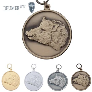 Deumer Jagd Medaille, Wildschwein, Keiler, Wild Orden, Jäger-Auszeichnung - Bild 1 von 11