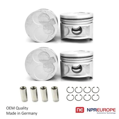 4 PISTONS AND RINGS FOR TOYOTA HILUX FORTUNER 4RUNNER LAND CRUISER PRADO 3.0D 5L - Image 1 of 4