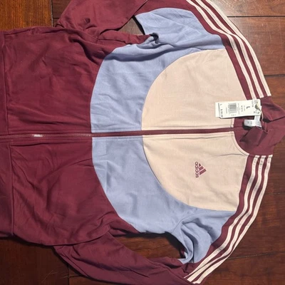 Adidas ретро мужской разноцветный Colorblock трек куртка полный молнии размер L - Изображение 1 из 4