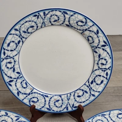 🌀 Platos de cena Pfaltzgraff Monaco 11" - Juego de 4 desplazamientos de mosaico descontinuados Foto 1 de 4