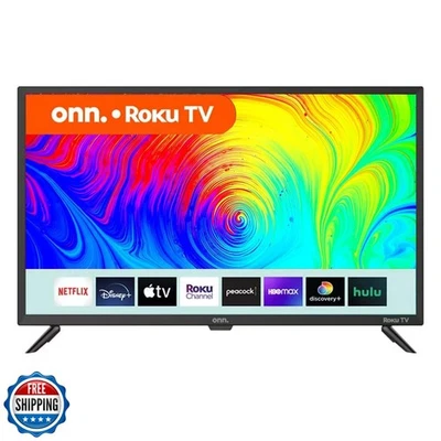 ONN 32-Inch LED 720p HD TV WiFi USB Compatible with Alexa and Google Assistan - Image 1 of 4