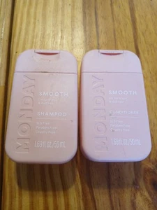 (2) Monday Smooth No Frizz Shampoo + Conditioner I'm for frizzy dull hair expire - Picture 1 of 3