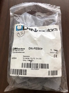 41 NUEVO DN-FESEP Automatización Directa Terminales Bloques Cubierta Extremo Separador Dinnectors - Imagen 1 de 3
