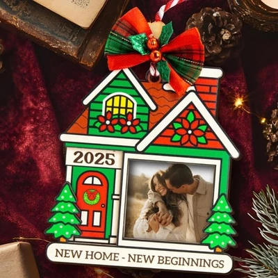 1st Christmas New Home Ornament 2025 - New Home Christmas Ornament 2025, Our Fir - Image 1 of 4