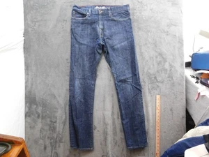 Eddie Bauer Jeans Mens 34x34 Blue Slim Fit Specially Dyed Denim Made 2015 - Picture 1 of 13