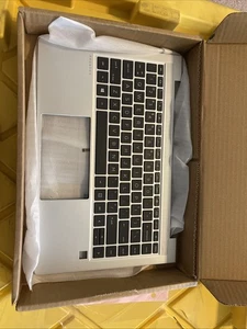 Laptop für HP ProBook 440 G6 445 G7 Englisch Tastatur Handauflage Abdeckung Backlit - Bild 1 von 6