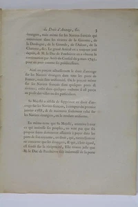 MEMOIR AN DIE AUFHEBUNG DES ANKERRECHTS 1787 - Bild 1 von 6