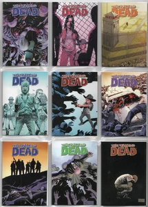 The Walking Dead TWD Comic Book Cryptozoic 2012 Mini Books Chase Set CB1-CB9 - Picture 1 of 13