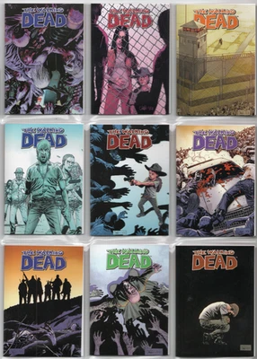The Walking Dead TWD Comic Book Cryptozoic 2012 Mini Books Chase Set CB1-CB9 - Image 1 of 4