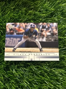 2002 Upper Deck Rickey Henderson San Diego Padres #404 A94 - Foto 1 di 2