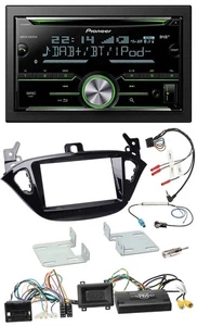 Pioneer Bluetooth Lenkrad DAB 2DIN USB CD Autoradio für Opel Adam Corsa E ab 201 - Bild 1 von 9