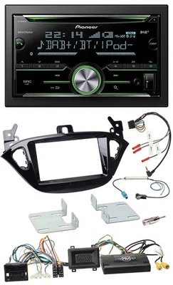 Pioneer Bluetooth Lenkrad DAB 2DIN USB CD Autoradio für Opel Adam Corsa E ab 201 - Bild 1 von 4