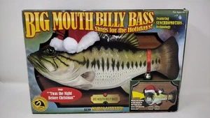 GEMMY Big Mouth Billy Bass Christmas Holidays Singing Moving Fish 1999 Vintage - Bild 1 von 5