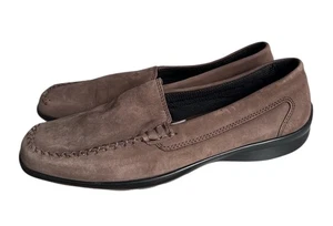 Lo último Zapatos 'Retro' Cuero Sin Cordones Marrón Talla UK 7 Ajuste Estándar UK 7 Comodidad - Imagen 1 de 11