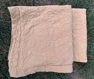 Lote 2 fundas de almohada Pottery Barn Euro tapiz floral amarillo 29x29 algodón - Imagen 1 de 9