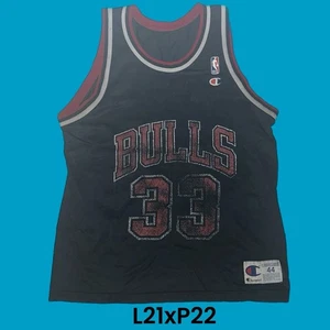 Maglia vintage anni 90 campione Chicago Bulls Scottie Pippen 33 NBA basket 44 - Foto 1 di 5