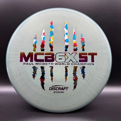 Zone | 6x Claw ESP | Paul McBeth Limited Edition Discraft World Champion Disc - Image 1 of 4