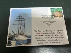 (1362) 13-8-2025 - Chil Navy Training Sail Ship visit to Sydney (Esmeralda) C - Picture 1 of 2