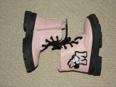 TODDLER H&M DISNEY MINNIE PINK BOOTS SZ 6 - Image 1 of 4