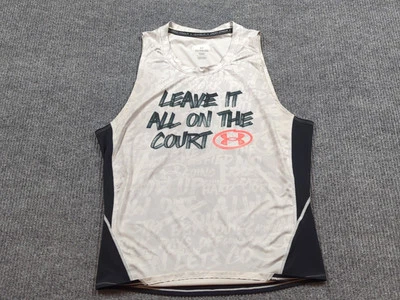 Camiseta sin mangas Under Armour para hombre 2XL gris de compresión para cancha Foto 1 de 4